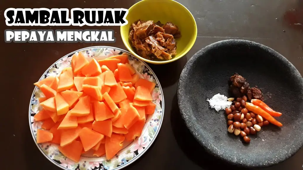 rujak pepaya