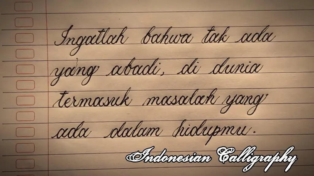 Contoh penulisan alamat tangan di Indonesia