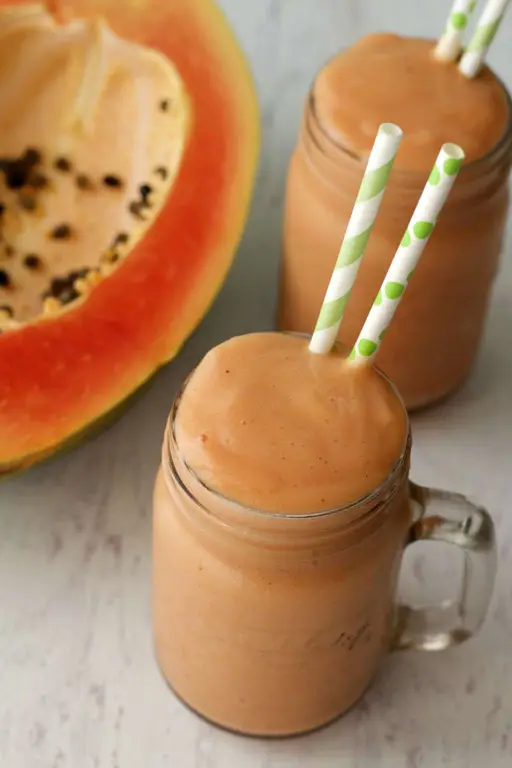 Gambar resep smoothie pepaya