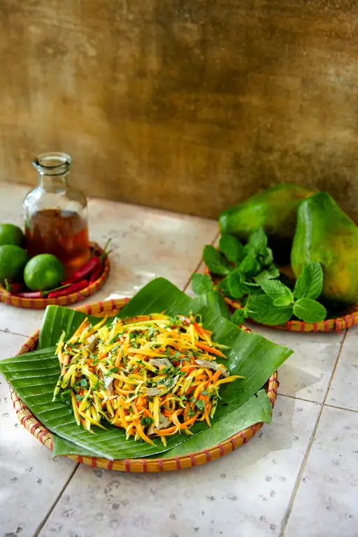 Gambar resep masakan daun pepaya