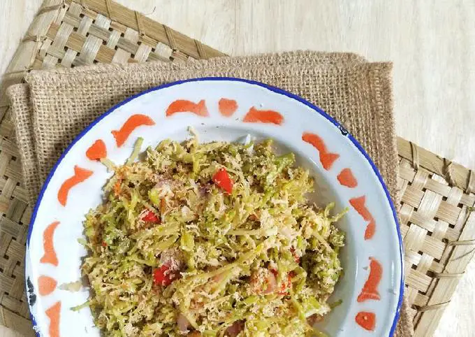 urap bunga pepaya