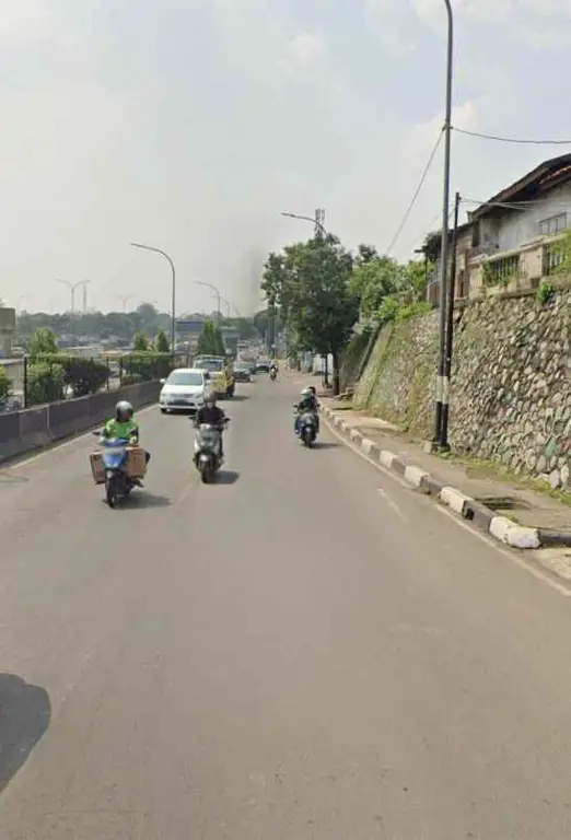 Peta Jalan Pepaya Raya Jagakarsa yang menunjukkan rute transportasi dan fasilitas