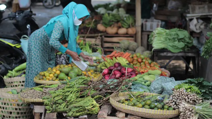 Pasar tradisional di KP Gombol Paya